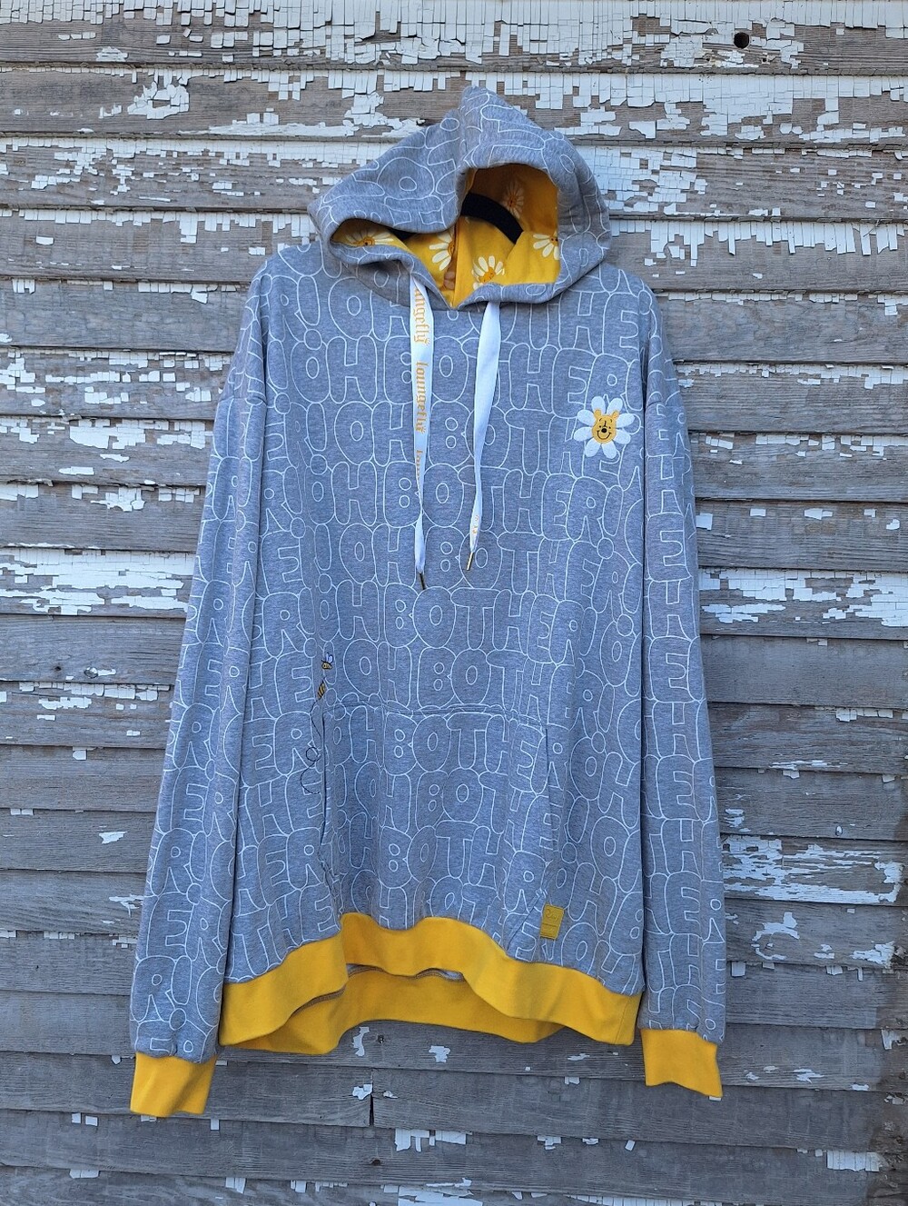 LOUNGEFLY DISNEY WINNIE THE POOH OH BROTHER PRINT HOODIE Size 3X